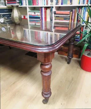 Mesa antigua CAOBA AUTÉNTICA