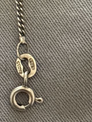 Collana Somalia anni '80 argento e naturale