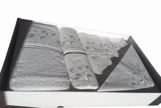 Juego Sábanas 135 + Juego Toallas bordadas calidad