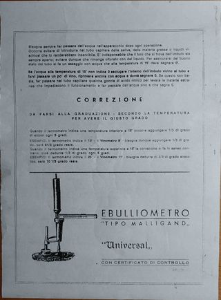 Densimetro Alcolometro Graduato