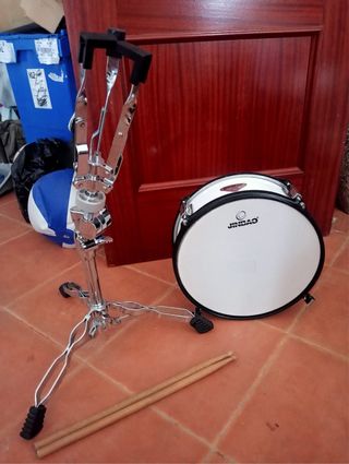 Tambor y soporte para batería