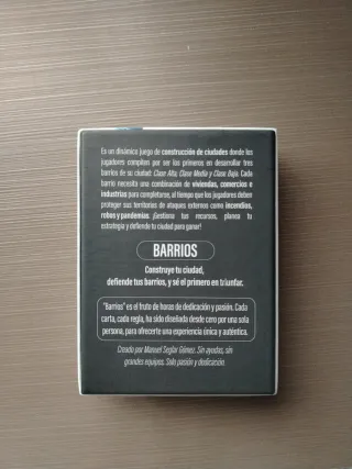 Juego de mesa Barrios