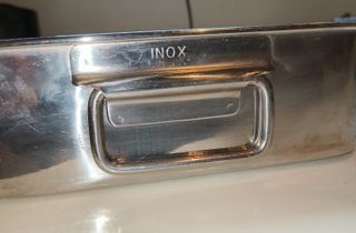 Teglia Forno Acciaio Inox con Manici