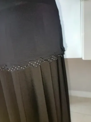 Completo donna nero t. Shirt + gonna