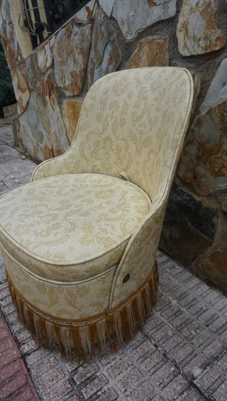 Sillón antiguo descalzadora 42x40 leer ver fotos