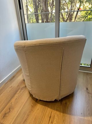 Sillón modelo TULLSTA de IKEA con funda