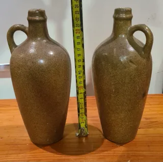 Conjunto 9 Garrafas Vintage Cerâmica