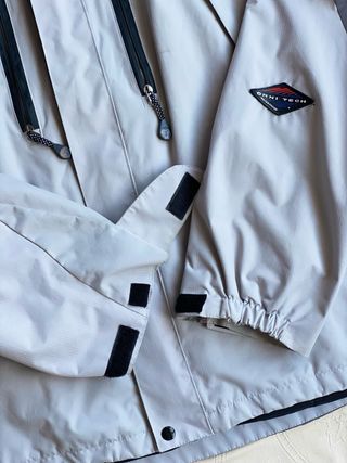 Chaqueta Columbia Hombre Gris Negra