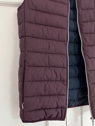 Chaleco Zara Man Talla S, Color Granate