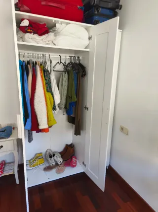 Armario Ikea Brimnes Blanco 117x50x190