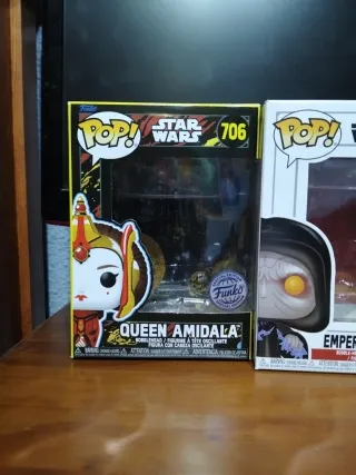 Lote Funko Pop! Star Wars Palpatine y Amidala