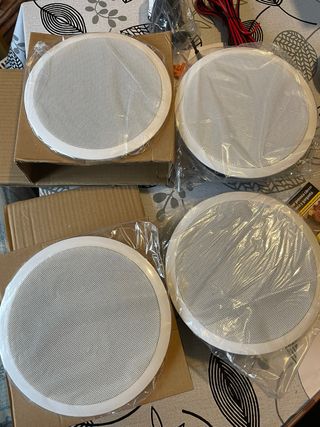 VEVOR 4x Altavoces Techo 150W Blancos