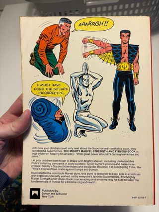 Marvel vs. DC + Strength and Fitness Book.
