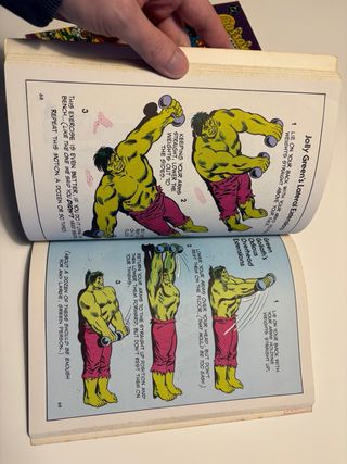 Marvel vs. DC + Strength and Fitness Book.