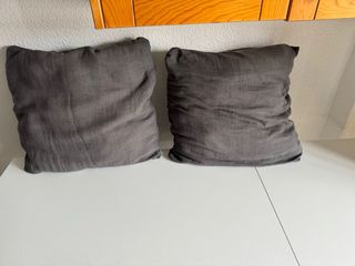 2 Fundas Cojín IKEA PRAKTSALVIA Antracita 20x20