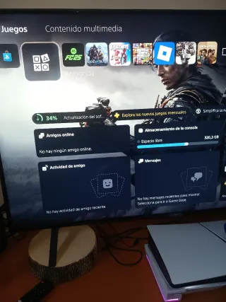 Consola PlayStation 5 Blanca y Azul