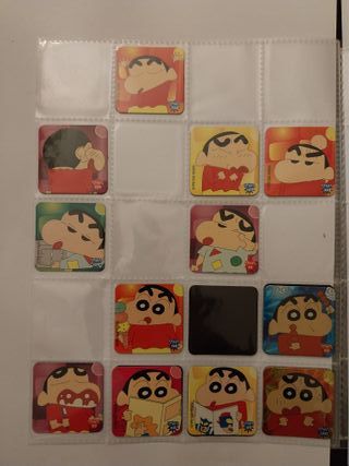 Álbum ShinChan Staks com 59 Ímanes Panini