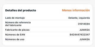 Soporte parachoques SEAT Ibiza 4