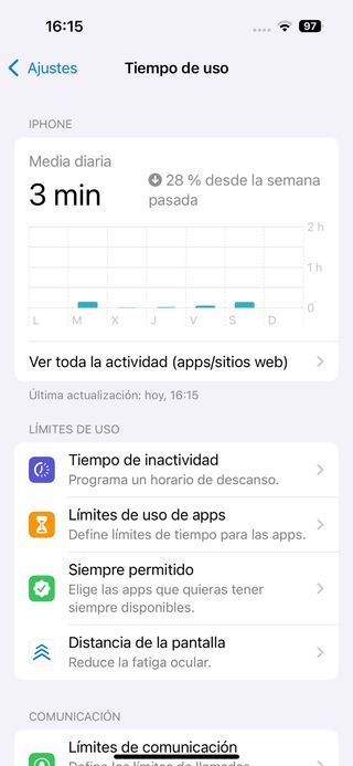 iPhone 15 Negro 128G BATERIA 100%