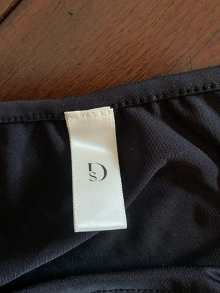 Body nero con strass tg S