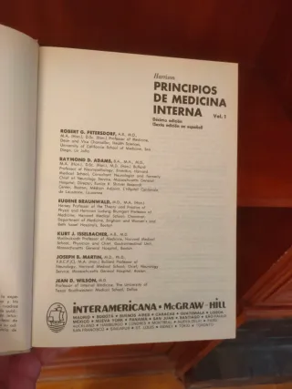 Principios de Medicina Interna. Harrison. 10ª Ed
