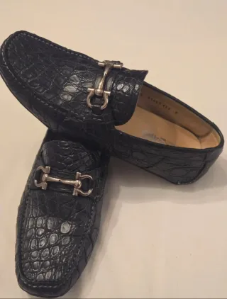 Mocasines Salvatore Ferragamo Piel Cocodrilo