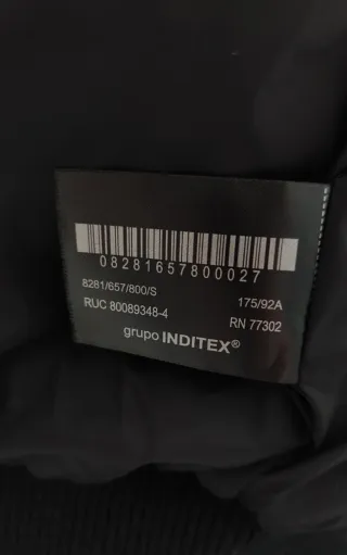 Casaco Zara preto homem