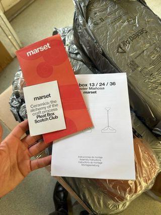 9 Lámparas Colgantes Marset Pleat Box (Pack)