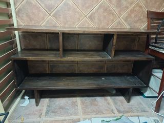 Mueble de madera maciza teca