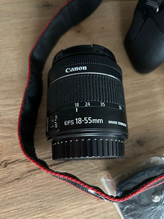 Cámara Canon EOS 200D + Lente 18-55mm + Mochila