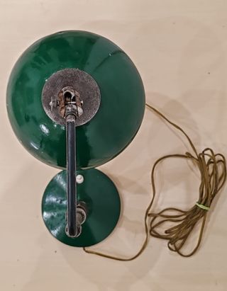 Lampada ministeriale vintage metallo legno