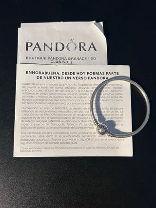 Pulsera Pandora Rígida 15 cm