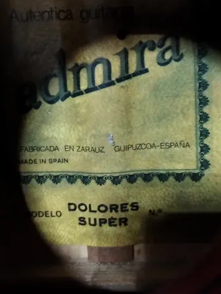 Guitarra Clásica Admira Dolores Super