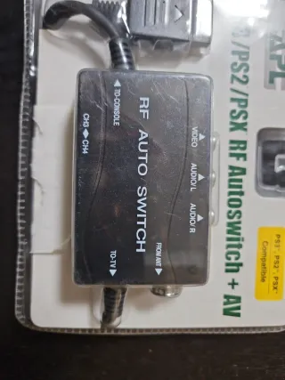 Adaptador video PS3/PS2/PSX RF Autoswitch + AV