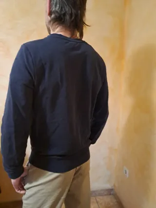 Sudadera hombre azul y roja