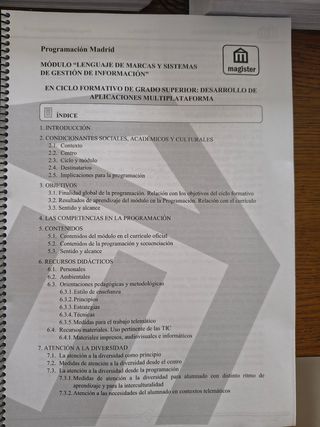 Temario oposiciones PES SAI informatica