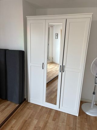 Armario IKEA Songesand Blanco con Espejo