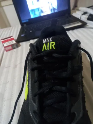 Nike Air Max Zapatillas Negras y Verdes