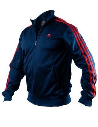Chaqueta Adidas Track Jacket Azul y Roja