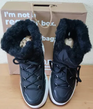 Talla 38. Botines forro cálido.