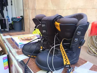 Botas Snowboard Vans Implant Pro Black/Yellow