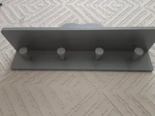 Estante Perchero Nube madera gris