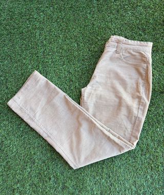 Pantalones de pana NAF NAF beige