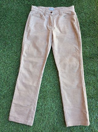 Pantalones de pana NAF NAF beige
