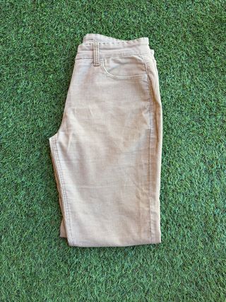 Pantalones de pana NAF NAF beige