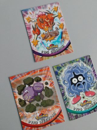 Lote 3 Cartas Pokémon TV Animation Raras