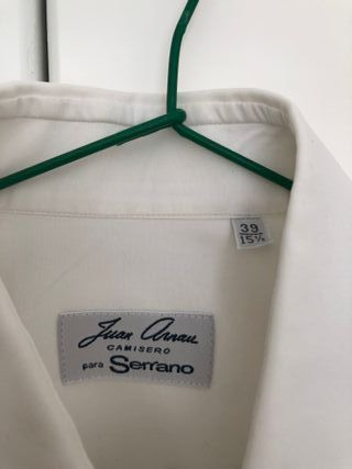 Camisa de vestir blanca caballero
