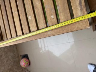 Conjunto Terraza Teka  mesa y dos sillas