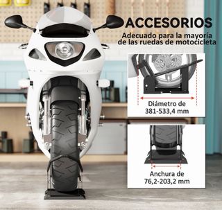 Soporte Rueda Delantera Moto