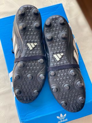 Botas de fútbol Adidas Hombre Negras Piel